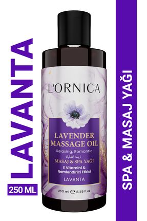 Rahatlatıcı Ve Dinlendirici Masaj Yağı Lavanta Kokulu 250 ml Image 0
