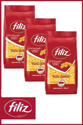Filiz Yıldız Şehriye 500gr X 3 Adet Image 0