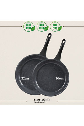| Maxi Tava Set | 30 cm - 32 cm | Graneu Serisi | Gri Image 0
