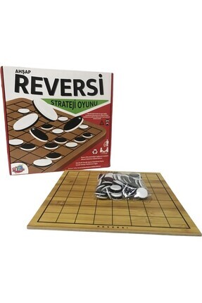 Ahşap Reversi Zeka Akıl Ve Strateji Oyunu Image 0