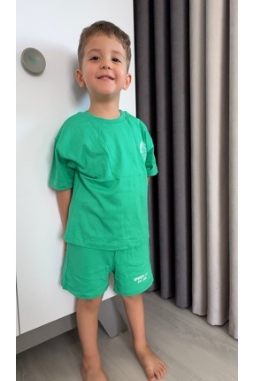 Yeşil Sport Club Erkek T-shirt ve Şort Takım Image 0