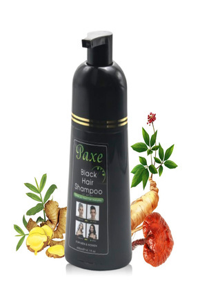 Black Hair Shampoo Beyaz Saç Kapatıcı Şampuan Siyah Renk 400ML Image 0