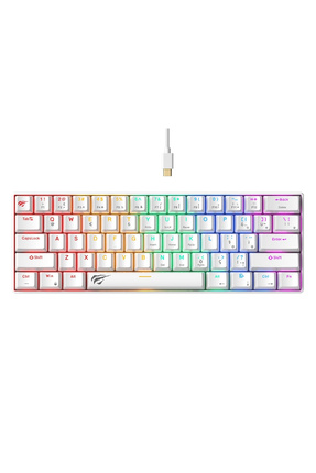 Gamenote Kb903l %60 Mekanik Blended Aydınlatma Oyuncu Klavyesi - 61 Tuş - Red Switch - Türkçe Q Image 0