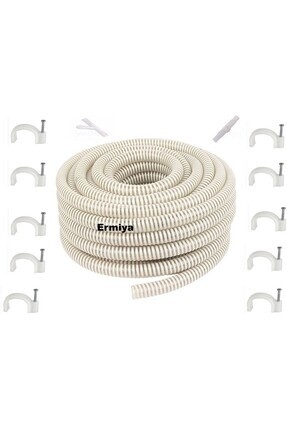 Klima Su Tahliye Hortumu 5 Metre Drenaj Hortum Düz Ek Parça 5 Adet Kroşe Image 0