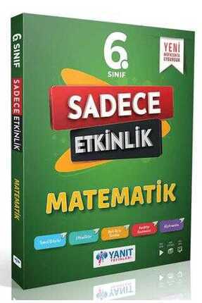 Yanıt Yayınları 6. Sınıf Matematik Sadece Etkinlik Image 0