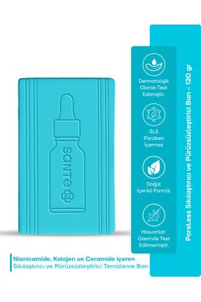 Poreless Gözenek Sıkılaştırıcı Ve Pürüzsüzleştirici Niacinamide Içeren Temizleme Sabunu/barı 120 gr Image 0