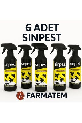 Sinpest Kara Sinek Ve Haşere Ilacı 6 Adet 500ml Image 0