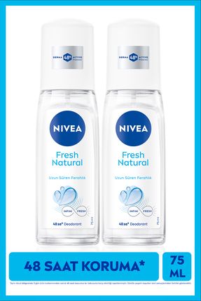 Kadın Pump Sprey Deodorant 75ml, 48 Saat Ter Koruması, Uzun Süren Ferahlık, Okyanus Özleri, X2 Adet Image 0
