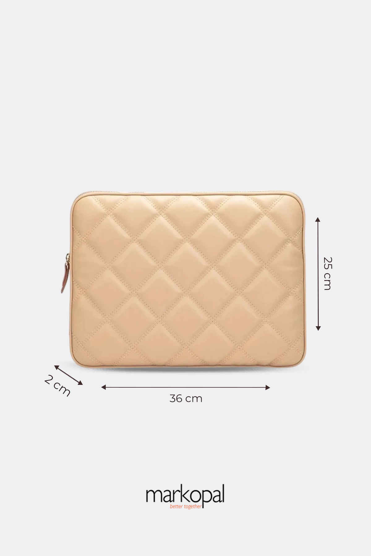 کیف نوت بوک با بند شانه قاب تبلت لپ تاپ 13-14 اینچ راسو چرمی لحافی