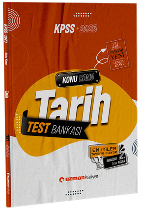 Süper Fiyat Uzman Kariyer 2023 Kpss Tarih Test Bankası Yaprak Test Uzman Kariyer Yayınları Image 0