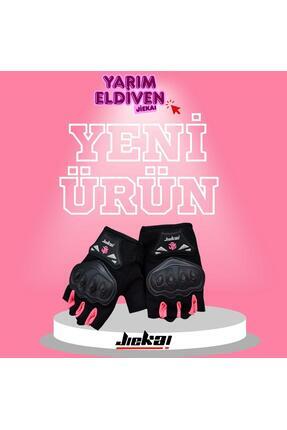 JK-YX3 UNİSEX YARIM ELDİVEN KORUMALI * PİNK * TAM KALIP Image 0