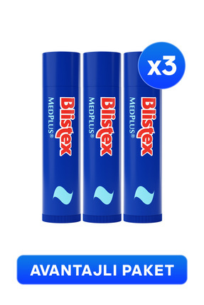 Medplus Stick - Kuruyan Ve Çatlayan Dudaklar Için Yoğun Bakım Dudak Kremi X3 Image 0