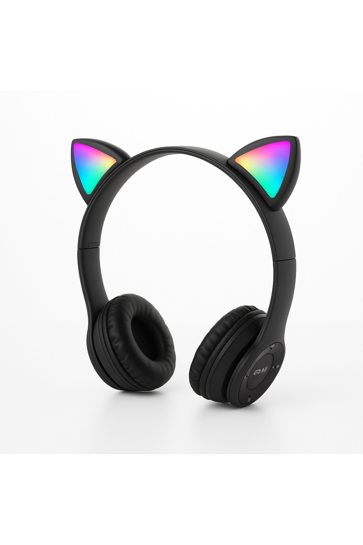 هدفون بی‌سیم بلوتوث روی گوش Cat P47m هدفون با الگوی Cat Lighted Rgb