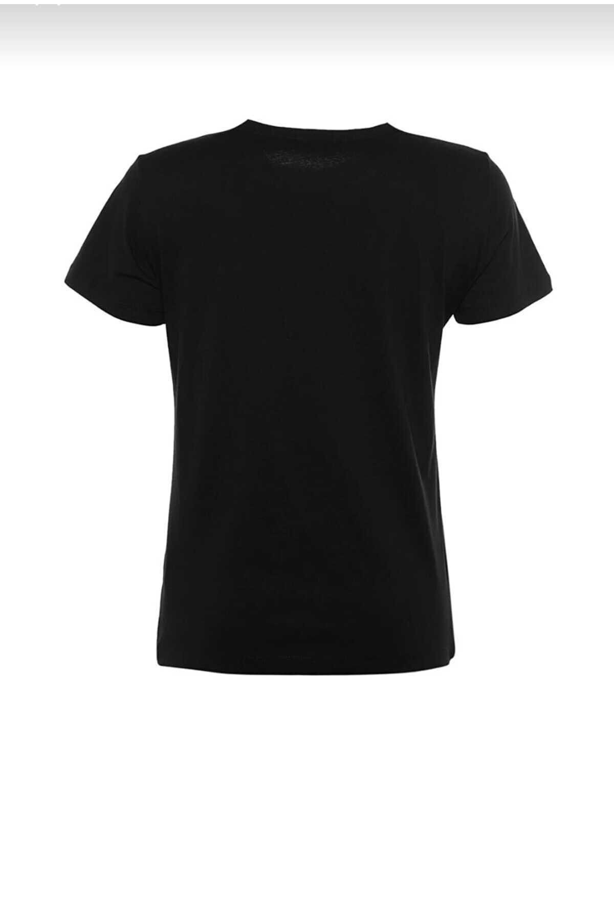 تی شرت زنانه Soft Touch 2 بسته 100% پنبه ارگانیک تی شرت پنبه ای بافتنی سیاه و سفید