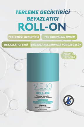 Koltuk Altı, El, Ayak Terleme Antiperspirant Beyazlatıcı Etkili Unisex Roll-on 50 ml Image 0