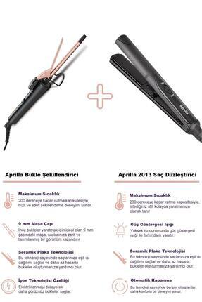 2046 Saç Maşası 9 mm + Aprilla 2013 Saç Düzlşetirici Image 0