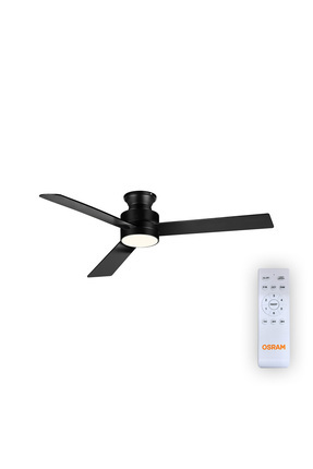 Ceiling Blade Fan 18W 3 Kanatlı Siyah Kumandalı Tavan Vantilatörü Image 0