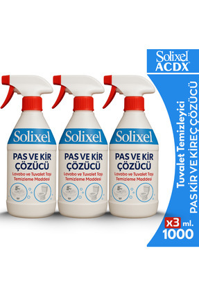 Solixel Pas Ve Kir Çözücü Sprey 1000 Ml X 3 Adet Image 0