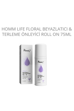 Homm Life Floral Beyazlatıcı ve Terleme Önleyici Roll on Image 0