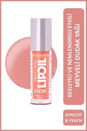 Sweet Kiss Lip Oil Gloss No:02 Dudak Parlatıcı Yağ Şeftali, Gül & Jojoba Yağlı 4,7 ml Image 0