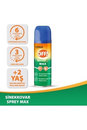 Max Sivrisinek Ve Kenelere Karşı Sprey 100 Ml Image 0