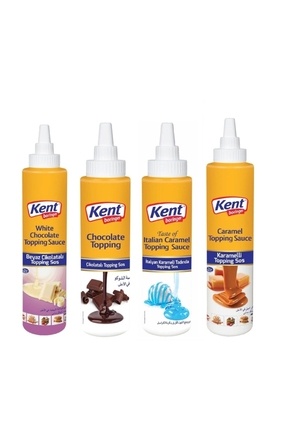 Karma Topping Sos 300 Gr (İtalyan Karamel, Beyaz Çikolata, Çikolata, Karamel) 4 Adet Image 0