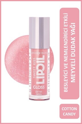 Sweet Kiss Lip Oil Gloss No:01 Dudak Parlatıcı Yağ Gül, Badem & Jojoba Yağlı 4,7 ml Image 0