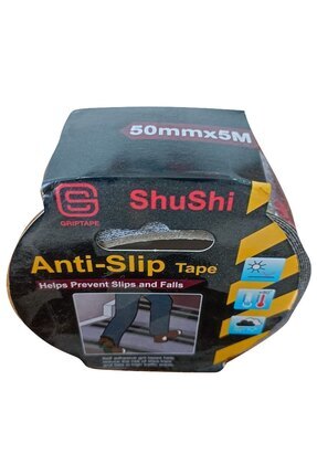 5 Metre Merdiven Kaymaz Bant, 2,5cm Genişlik, Arkası Yapışkanlı 1. Kalite Zemin Kaydırmaz Bant Image 6