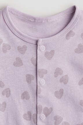 Baskılı Tulum Pijama Image 1