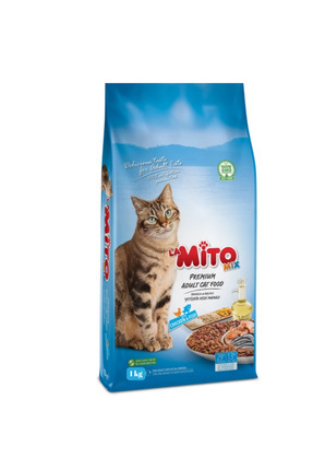 Mix Adult Cat Tavuklu Ve Balıklı Renkli Taneli Yetişkin Kedi Maması 1 Kg Image 0