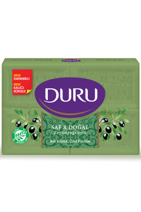 Natural Olive Zeytinyağlı 4 Adet Banyo Sabunu 600 gr Image 0