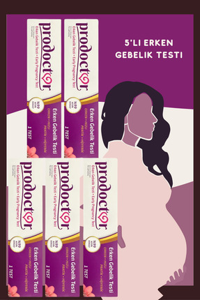 Prodoctor Erken Gebelik Testi 5 Adet Image 0