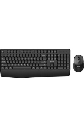 SPT6348 Kablosuz Türkçe Q Klavye ve Mouse Seti Siyah (Philips Türkiye Garantili) Image 0