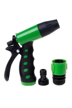 Green Hobi® 2 Fonksiyonlu 3lü Bahçe Tarla Otomatik Sulama Tabancası Seti Hortum Bağlantısı Aparatı Image 0