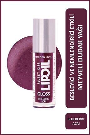 Sweet Kiss Lip Oil Gloss No:07 Dudak Parlatıcı Yağ Yaban Mersini & Jojoba Yağlı 4,7 ml Image 0