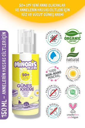Mom Hassas Ciltlere Özel Güneş Kremi Spf 50 150ml Image 0