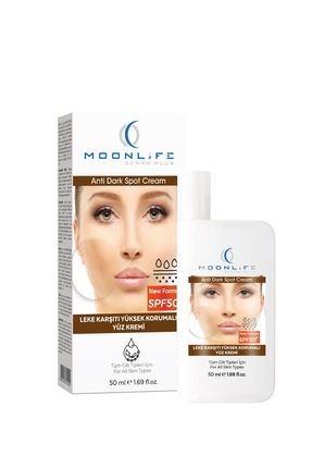 Moonlife Yüz Güneş Kremi Leke Karşıtı Spf50 50 ml Image 0