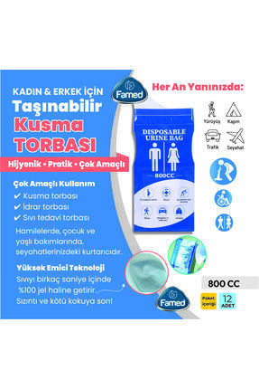KUSMA TORBASI JELLİ KOKUSUZ 800ML KİLİTLİ SİSTEM 12 Lİ Image 0