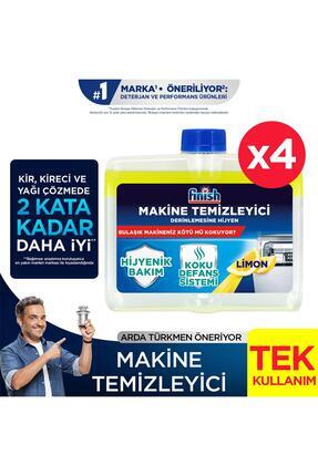 Bulaşık Makine Temizleyici Sıvı Limon 4x250 ml Image 0