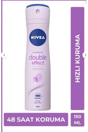 Kadın Sprey Deodorant Double Effect 150ml, Ter Kokusuna Karşı 48 Saat Koruma, Pürüzsüz Koltuk Image 0