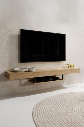 Tv Ünitesi Tv Sehpası Lüks Modern Şık Duvara Askılı Geniş Ünite Image 0