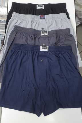 4 lü SİYAH GRİ LACİVERT FÜME HAVLU BEL BOXER Image 0
