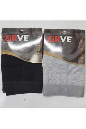 4 Lü Siyah Gri Likralı Boxer Image 0