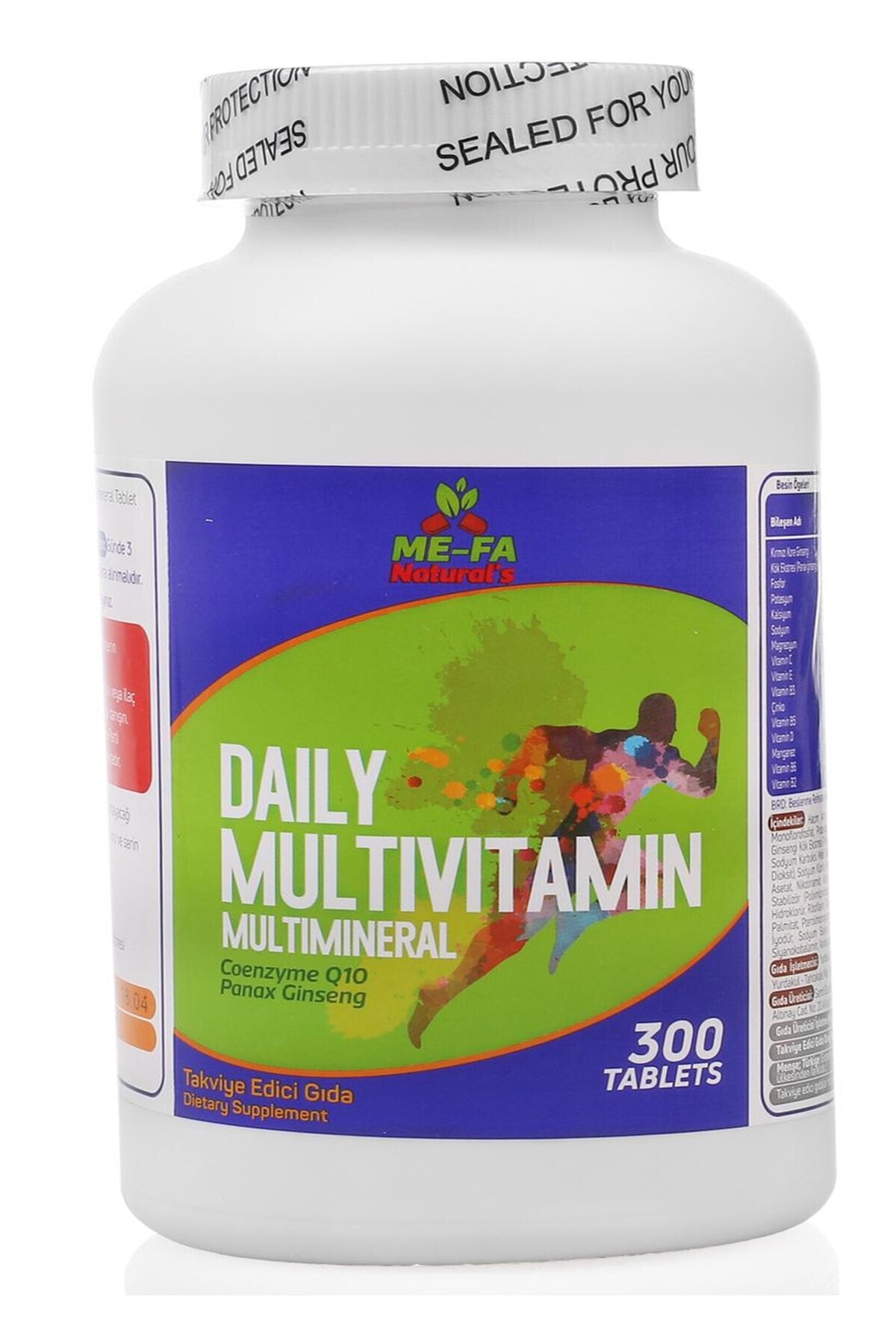 Mefa Naturals Daily Multivitamin Multimineral 300 Tablet
