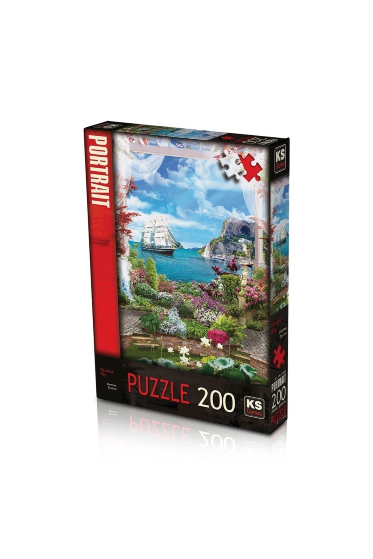 Ks Games Paradise Bay Manzara Doğa 200 Parça Puzzle Eğlenceli Eğitici Çocuk Yapboz