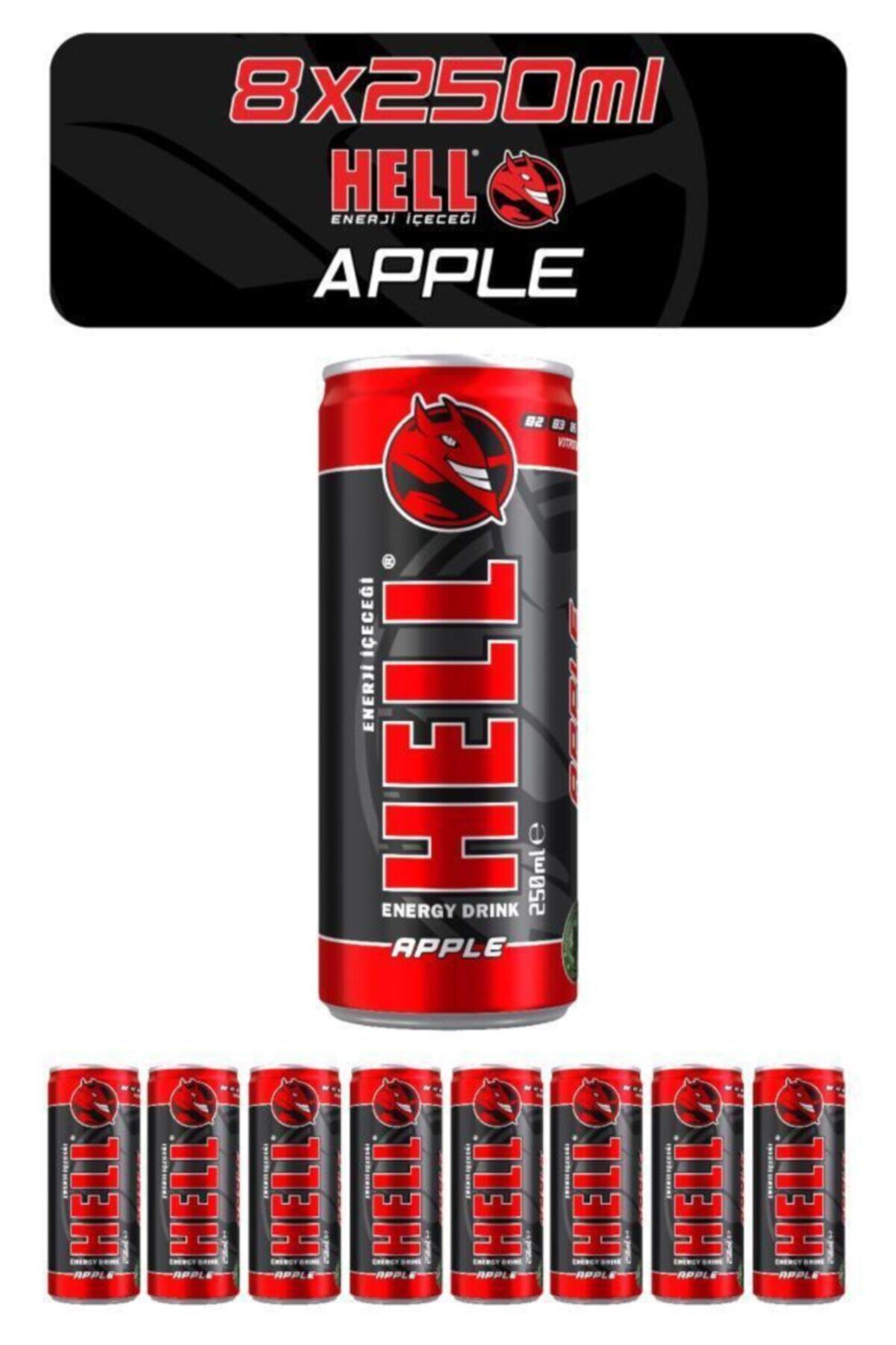 Hell Enerji Içeceği Elma 250ml X 8 Ad