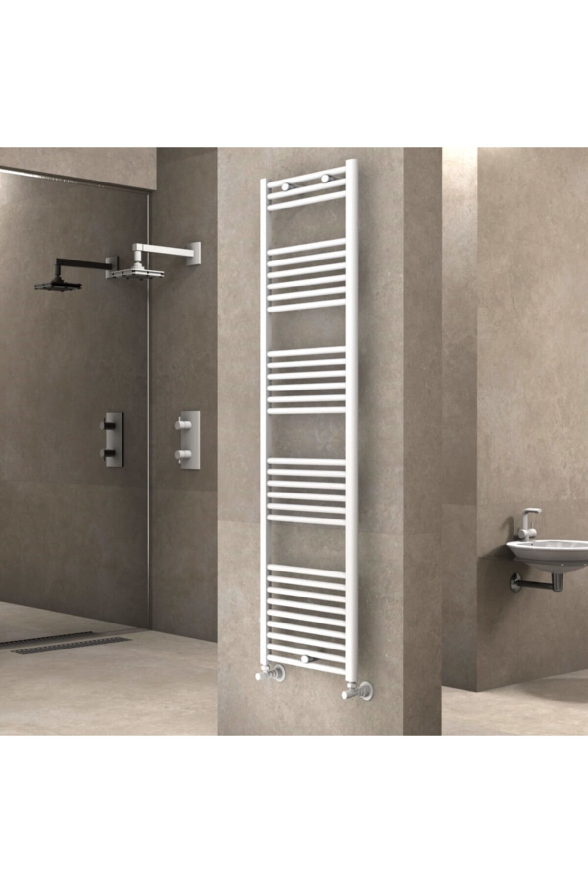 Radiva Banyo Ve Mutfak Için Havlupan 500x1800 Düz Beyaz