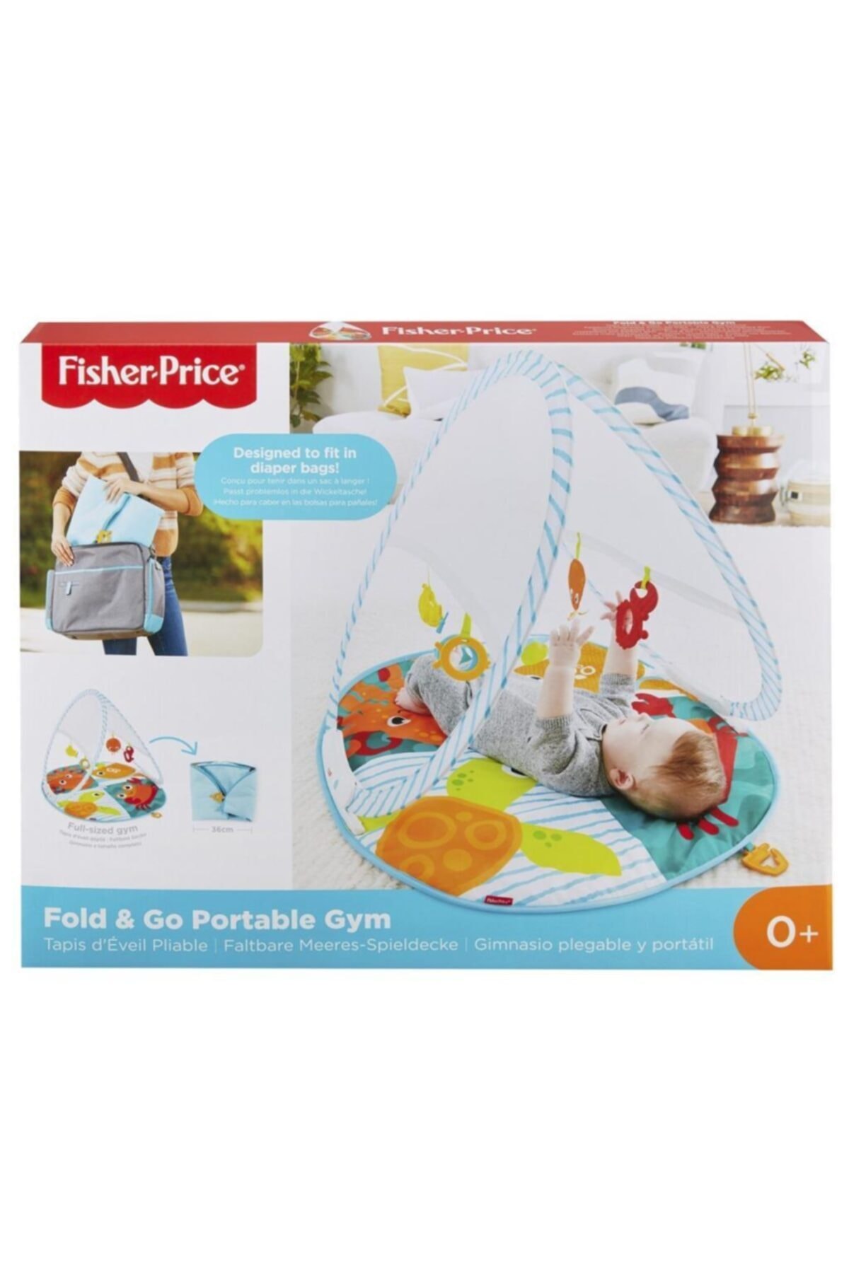 FISHER PRICE Taşınabilir Jimnastik Merkezi