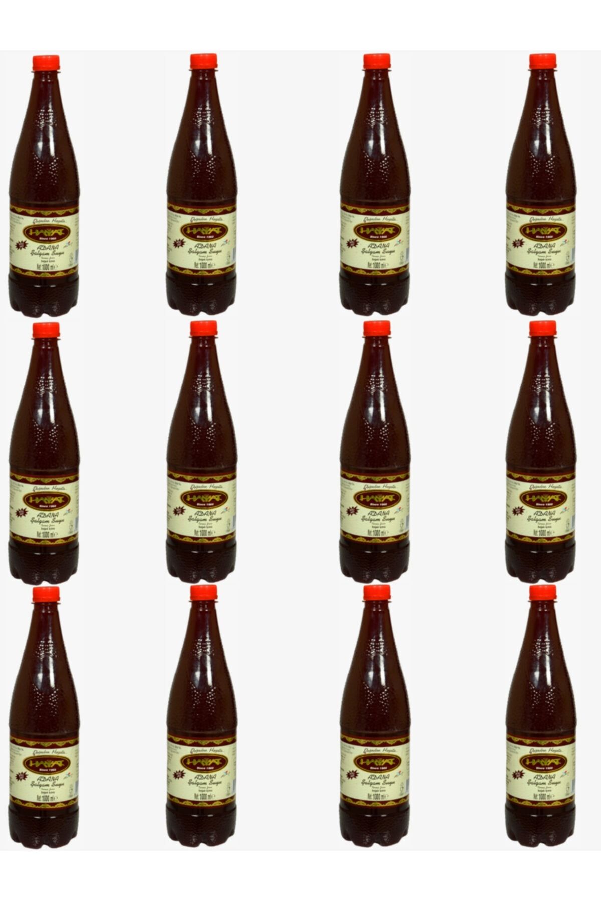 Kılıç Hayat Şalgam Suyu 1 Lt X 12 Adet Acılı