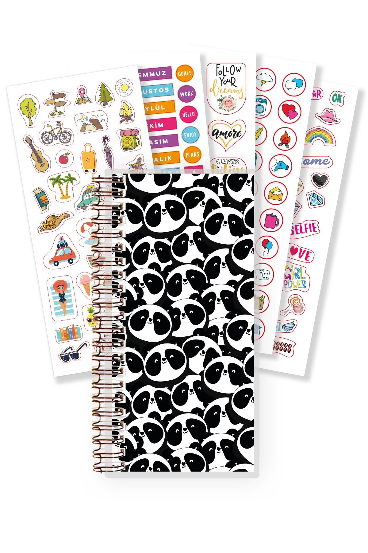 Miya Design Skinny Miya - Harika Panda Tarihsiz Planlayıcı